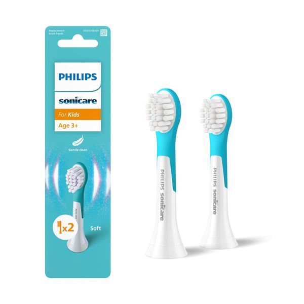 Зубна електрощітка PHILIPS HX6032/90 насадки Kids 3+ років 2 шт HX6032/90 фото