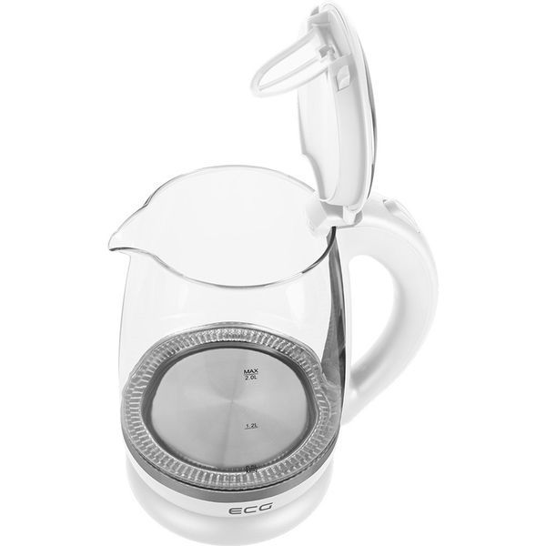 Електрочайник ECG RK 2020 White Glass (RK2020 White Glass) RK2020 White Glass фото