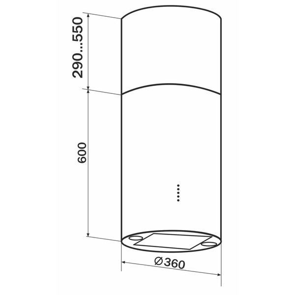 Витяжка кухонна GRANADO Segovia 3604-1200 inox (GCH6436477) GCH6436477 фото