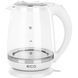 Електрочайник ECG RK 2020 White Glass (RK2020 White Glass) RK2020 White Glass фото 1