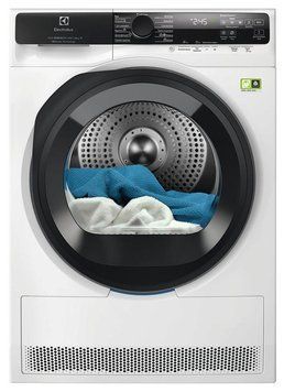 Сушильна машина Electrolux тепловий насос, 8кг, A+++, 64см, дисплей, інвертор, білий EW9D585KCU фото