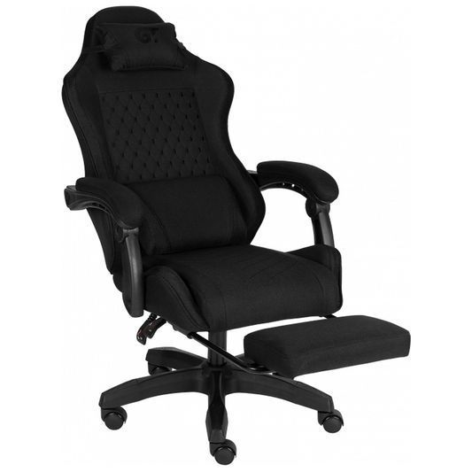 Крісло ігрове GT Racer X-5166 Black (X-5166 Fabric Black) X-5166 Fabric Black фото
