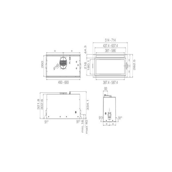 Витяжка кухонна Elica LANE SENSOR IX/A/52 LANE SENSOR IX/A/52 фото