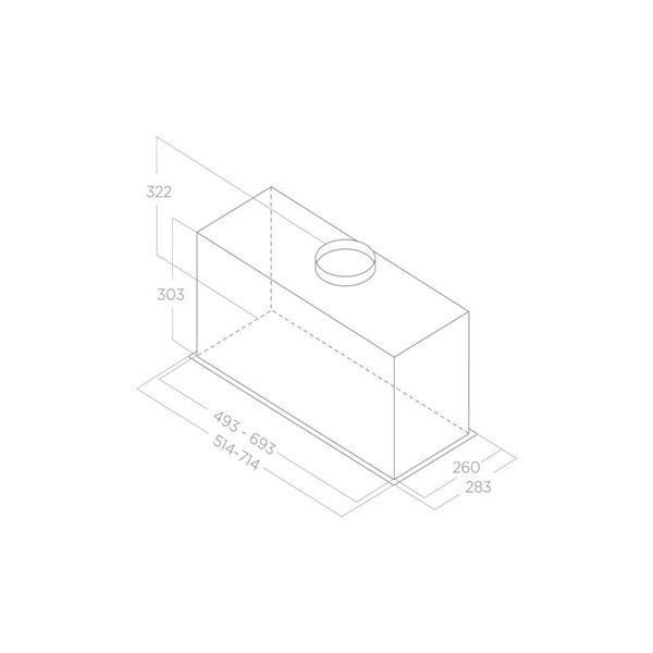 Витяжка кухонна Elica LANE SENSOR IX/A/52 LANE SENSOR IX/A/52 фото