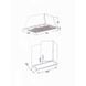 Витяжка кухонна Borgio BIT-BOX full glass 60 ivory (РН015838) РН015838 фото 2