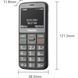 Мобільний телефон Panasonic KX-TU160 Grey KX-TU160EXG фото 12