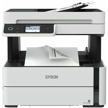 БФП ink mono A4 Epson EcoTank M3170 39 ppm Fax ADF Duplex USB Ethernet Wi-Fi Pigment C11CG92405 фото