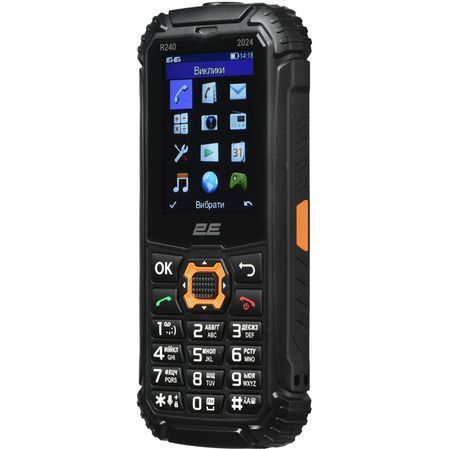 Мобільний телефон 2E R240 2025 Black 694743657623 фото