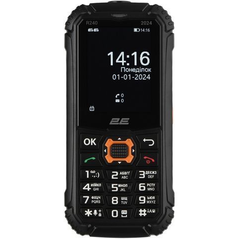 Мобільний телефон 2E R240 2025 Black 694743657623 фото