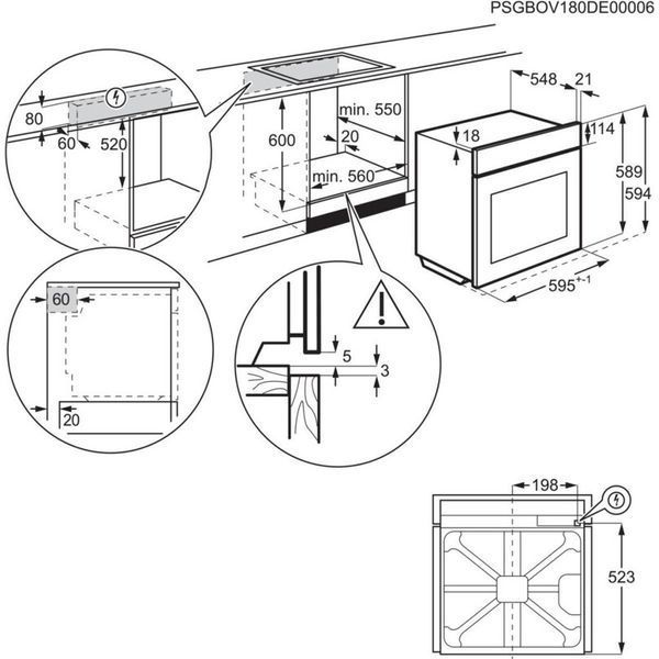Духова шафа Electrolux EOF3H50BK EOF3H50BK фото