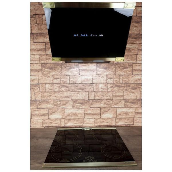 Витяжка Kaiser похила Art Deco, 60см, 1250м.куб/год, чорний AT6445ADECO фото