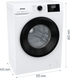 Пральна машина GORENJE W3NGPI62SBS/UA 20015378 фото 3