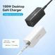 Зарядний пристрій Vention 4xUSB 100W (2xUSB-C+2xUSB-A) PD3.0/QC 3.0/GaN Black (FBSBG-EU) FBSBG-EU фото 3