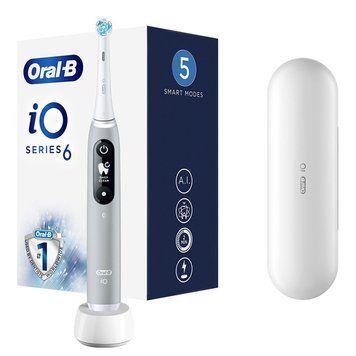 Електрична зубна щітка Oral-B iO Series 6 iOM6.1A6.1K Grey Opal iO Series 6 iOM6.1A6.1K G фото