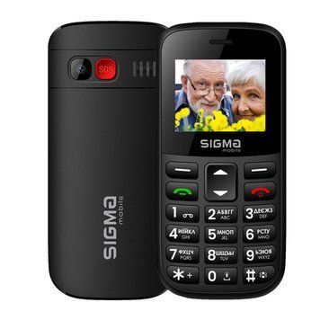 Мобільний телефон Sigma Comfort 50 EASY TYPE-C Black 4827798585214 фото