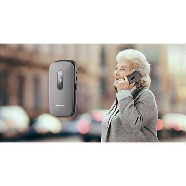Мобільний телефон Panasonic KX-TU446 Grey KX-TU446EXG фото