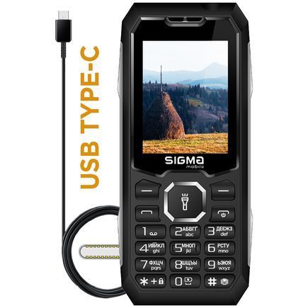 Мобільний телефон Sigma X-style 341 BRO Type-C Black 4827798368411 фото