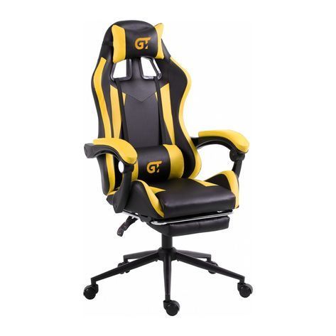Крісло ігрове GT Racer X-2323 Black/Yellow X-2323 Black/Yellow фото