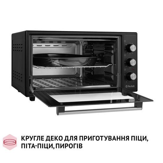 Електропіч Perfelli MIRAGE 48 BLACK MIRAGE 48 BLACK фото