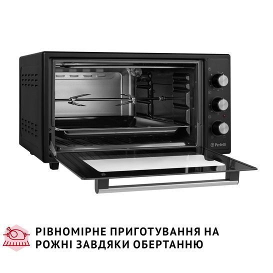 Електропіч Perfelli MIRAGE 48 BLACK MIRAGE 48 BLACK фото
