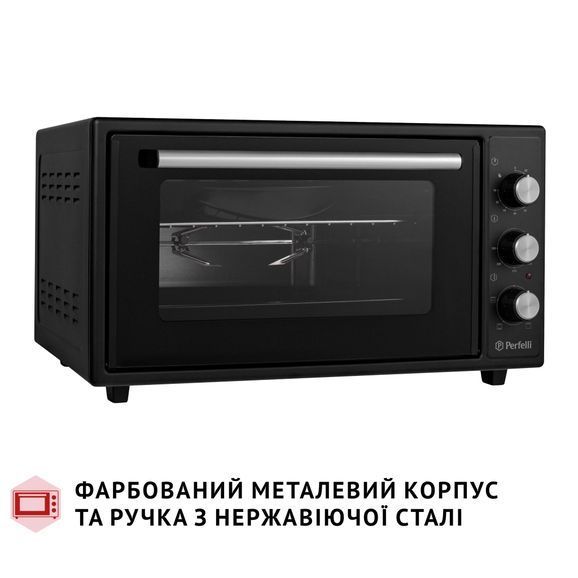Електропіч Perfelli MIRAGE 48 BLACK MIRAGE 48 BLACK фото