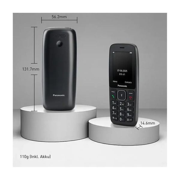 Мобільний телефон Panasonic KX-TF400 Black (KX-TF400EXB) KX-TF400EXB фото