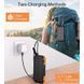 Батарея універсальна Choetech 10000mAh, 5V/2.1A, solar panel, Qi-5W, Black-Orange (B659-OR) B659-OR фото 7
