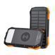 Батарея універсальна Choetech 10000mAh, 5V/2.1A, solar panel, Qi-5W, Black-Orange (B659-OR) B659-OR фото 3