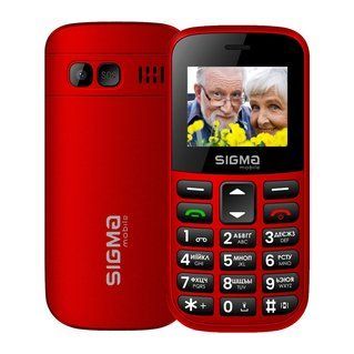 Мобільний телефон Sigma Comfort 50 EASY TYPE-C Red 4827798585221 фото