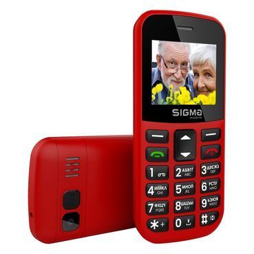 Мобільний телефон Sigma Comfort 50 EASY TYPE-C Red 4827798585221 фото