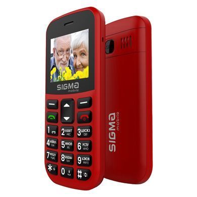 Мобільний телефон Sigma Comfort 50 EASY TYPE-C Red 4827798585221 фото