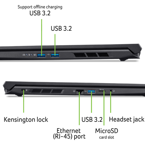Ноутбук Acer Nitro V 16 ANV16-42 (NH.U1GEU.005) NH.U1GEU.005 фото