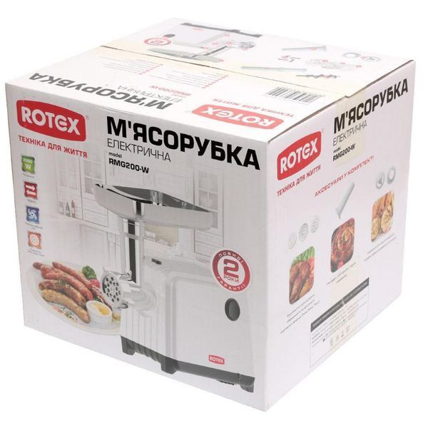 М'ясорубка Rotex RMG200-W RMG200-W фото