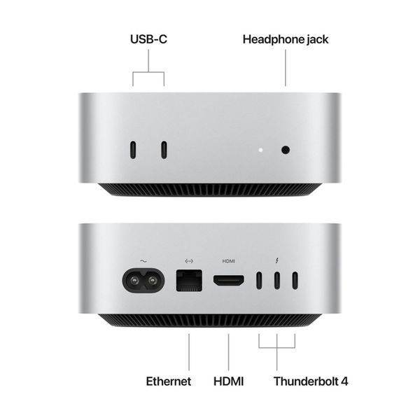 Комп'ютер Apple A3238 Mac mini / Apple M4(10C CPU/10C GPU), 24, 512 (MCYT4UA/A) MCYT4UA/A фото