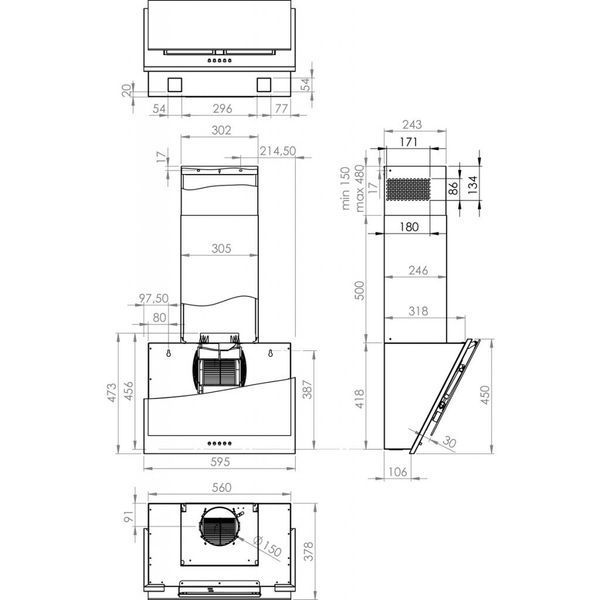 Витяжка кухонна Gorenje WHI6SYW WHI6SYW фото
