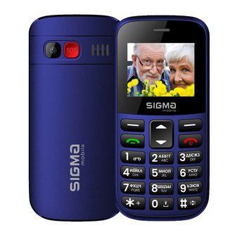 Мобільний телефон Sigma Comfort 50 EASY TYPE-C Blue 4827798585238 фото