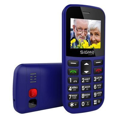 Мобільний телефон Sigma Comfort 50 EASY TYPE-C Blue 4827798585238 фото