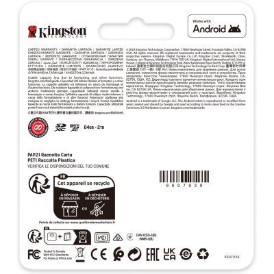Карта пам'яті Kingston 512GB SDXC сlass 10 UHS-I U3 V30 Canvas Go Plus G4 (SDG4/512GB) SDG4/512GB фото