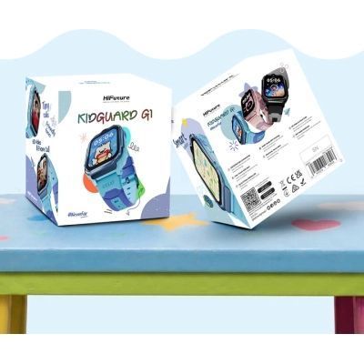 Смарт-годинник HiFuture Kidguard G1 з GPS, 4G та камерою Black Grey (KidguardG1.Black-Grey) KidguardG1.Black-Grey фото