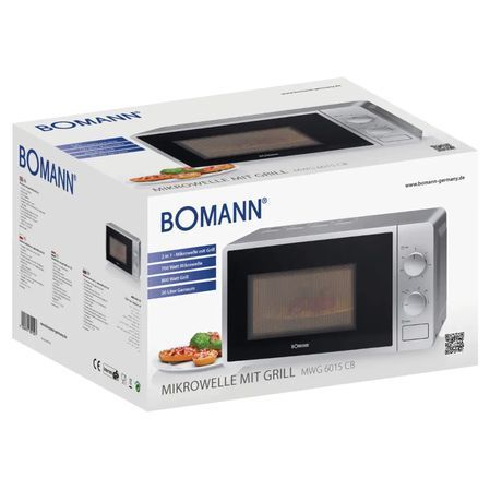 Мікрохвильова піч Bomann MWG MWG6015CB silver MWG6015CB silver фото
