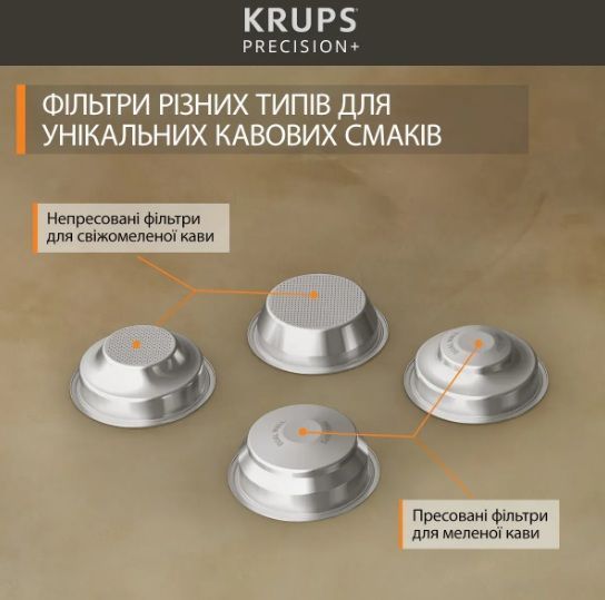 Кавоварка еспрессо KRUPS XP804T10 8010001388 фото