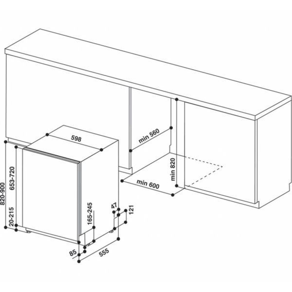 Посудомийна машина Whirlpool WIO3C33E6.5 WIO3C33E6.5 фото