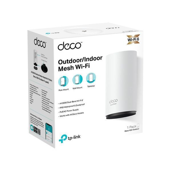 Маршрутизатор TP-Link DECO-X50-Outdoor-1-PACK DECO-X50-Outdoor-1-PACK фото