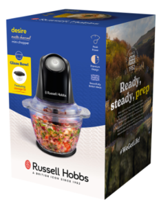 Кухонний комбайн RUSSELL HOBBS 27131-56 Matte Charcoal Mini Chopper 25191026001 фото