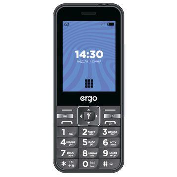 Мобільний телефон ERGO E281 E281 Black фото
