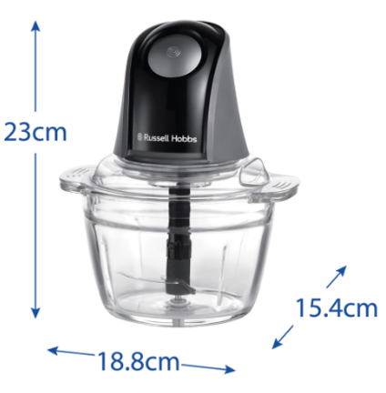 Кухонний комбайн RUSSELL HOBBS 27131-56 Matte Charcoal Mini Chopper 25191026001 фото