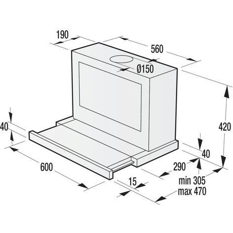 Витяжка кухонна Gorenje BHP623E8X BHP623E8X фото