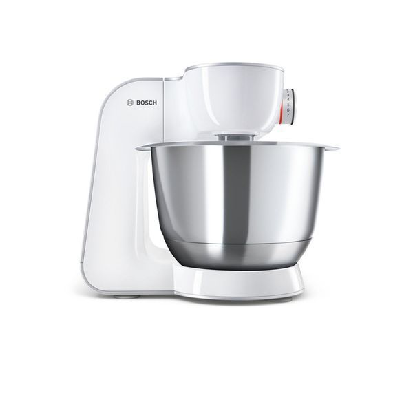 Кухонна машина Bosch 1000Вт, чаша-метал, корпус-пластик, насадок-9, сірий MUM58231 фото