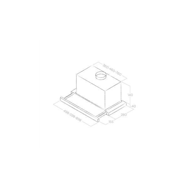 Витяжка кухонна Elica TT14 LUX GRVTWH/A/60 TT14 LUX GRVTWH/A/60 фото