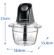 Кухонний комбайн RUSSELL HOBBS 27131-56 Matte Charcoal Mini Chopper 25191026001 фото 8